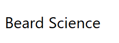 Beard Science