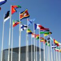 many flags from many countries